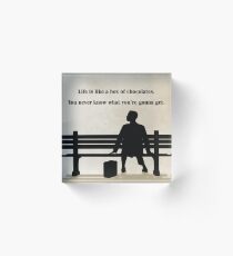 Master Gump Acrylic Block