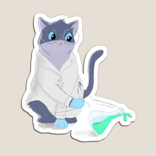Item preview, Curious Science Cat designed and sold by Science Lab Designs.