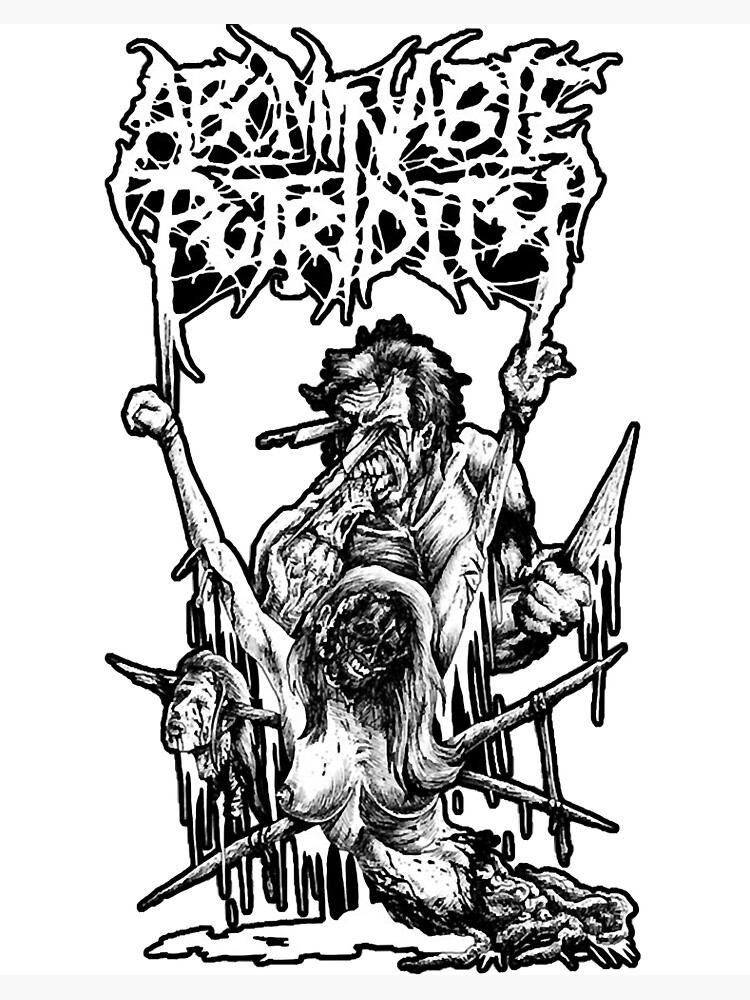 best art of abominable putridity | Art Board Print