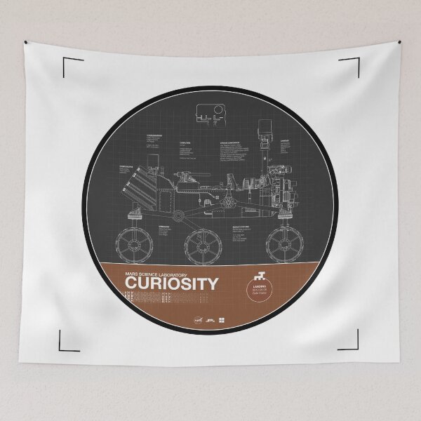 Item preview, Curiosity Rover designed and sold by kuroderuta.