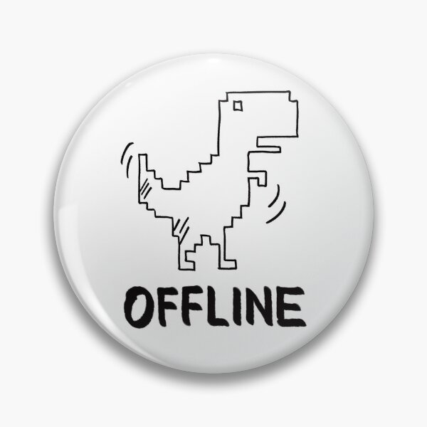 Item preview, Offline Dino (Light Background) designed and sold by DiHK.