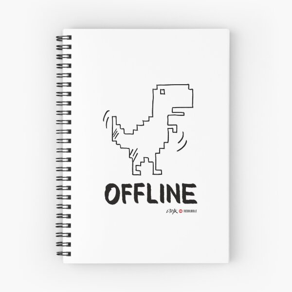 Item preview, Offline Dino (Light Background) designed and sold by DiHK.