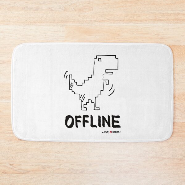 Item preview, Offline Dino (Light Background) designed and sold by DiHK.