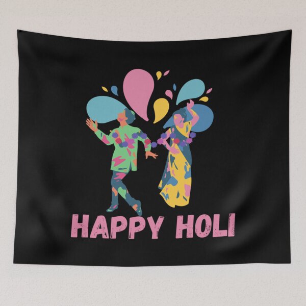 Item preview, Happy holi (2) Classic . designed and sold by zahrizafeder.