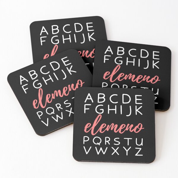 Item preview, Alphabet elemeno - Teaching School Teacher Kindergarten  designed and sold by MeyoshiGil99.