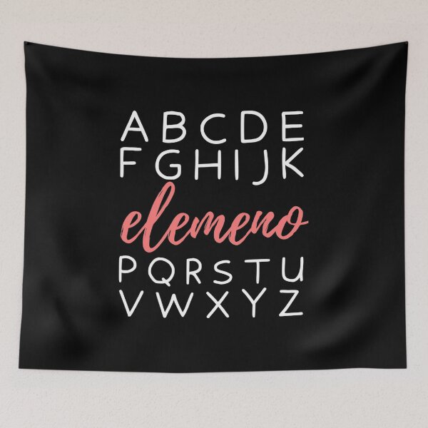 Item preview, Alphabet elemeno - Teaching School Teacher Kindergarten  designed and sold by MeyoshiGil99.