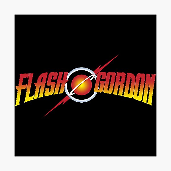 "Flash Gordon Logo" Photographic Print for Sale by Thomasvin87 Redbubble