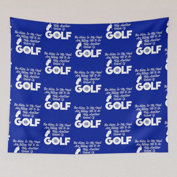 Item preview, The Voices In My Head Are Telling Me To Go Play Another Round Of Golf designed and sold by TheCrazyBear.