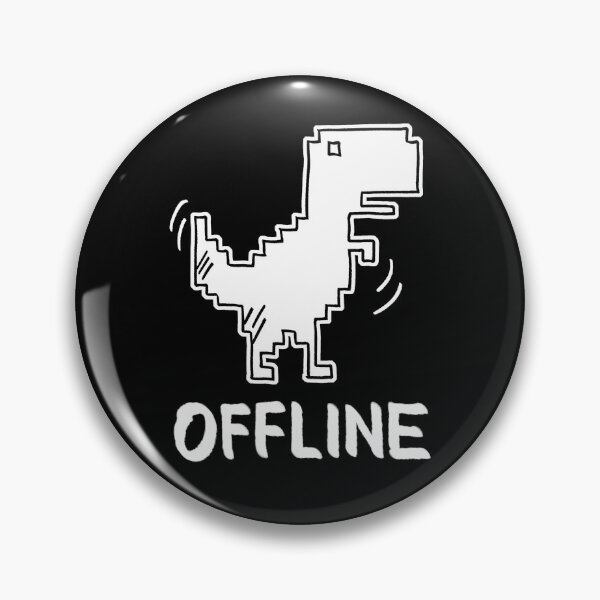 Item preview, Offline Dino (Dight Background) designed and sold by DiHK.