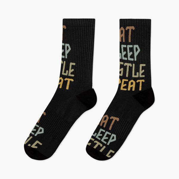 Aperçu de l'œuvre Mangez Sleep Hustle Repeat créée et vendue par SKivinta.