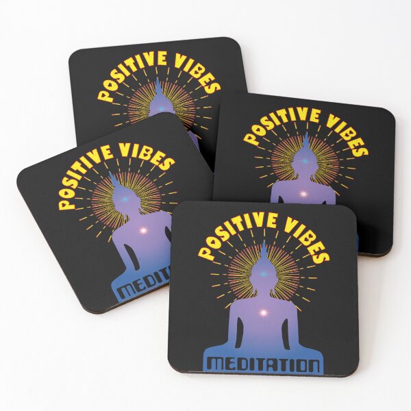 Item preview, Positive Vibes Meditation For Inner Peace designed and sold by Acnu Merch.