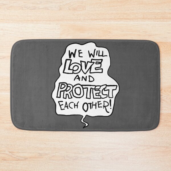 Item preview, We will love and protect each other! designed and sold by ourladyofcoffee.