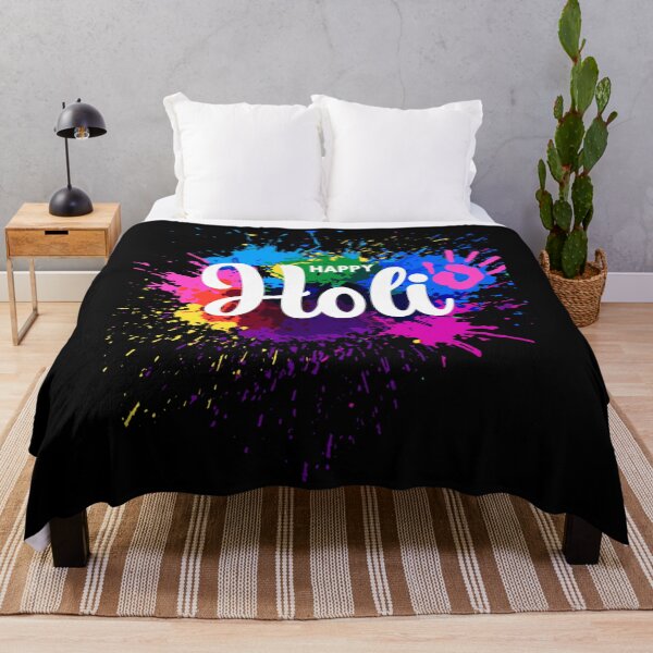 Item preview, Happy Holi - Water Colors Colourful Design Essential . designed and sold by zahrizafeder.