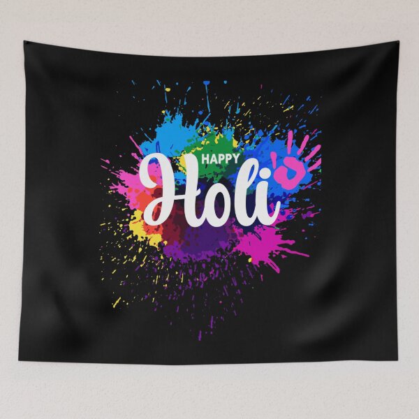 Item preview, Happy Holi - Water Colors Colourful Design Essential . designed and sold by zahrizafeder.
