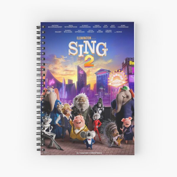 sing 2 Spiral Notebook