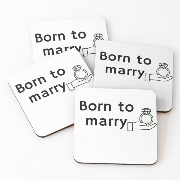Item preview, Born to marry with ring Cool, classic T-Shirt  designed and sold by RedaSouq.