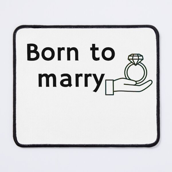 Item preview, Born to marry with ring Cool, classic T-Shirt designed and sold by RedaSouq.