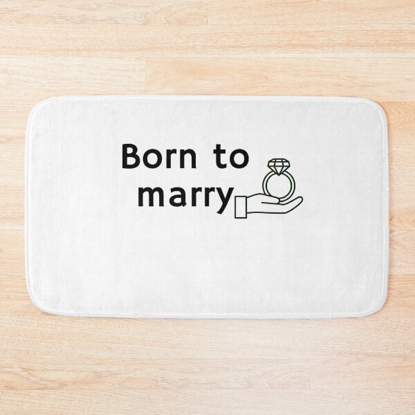 Item preview, Born to marry with ring Cool, classic T-Shirt  designed and sold by RedaSouq.