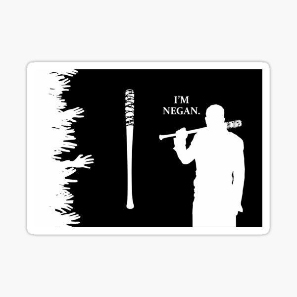 I Am Negan. Sticker