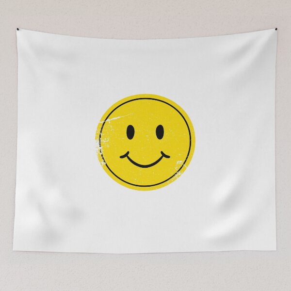 Item preview, Yellow Vintage smiley face designed and sold by chitchat917.