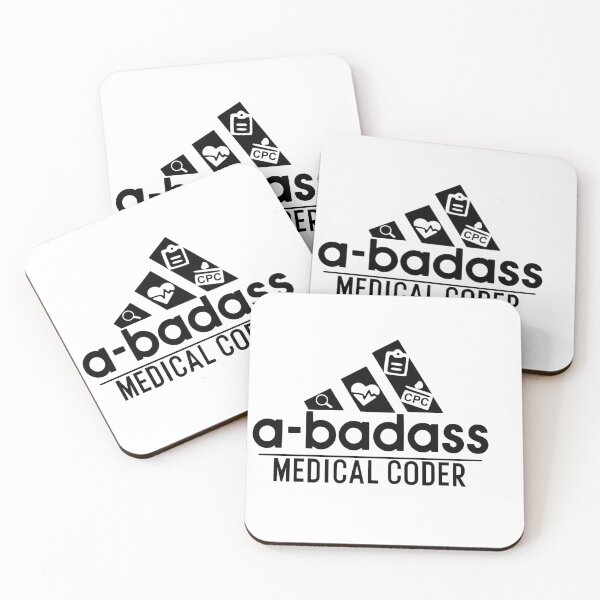 Item preview, Bad-Ass Medical Coder  designed and sold by CraftyCoderChic.