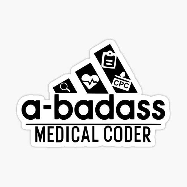 Item preview, Bad-Ass Medical Coder  designed and sold by CraftyCoderChic.