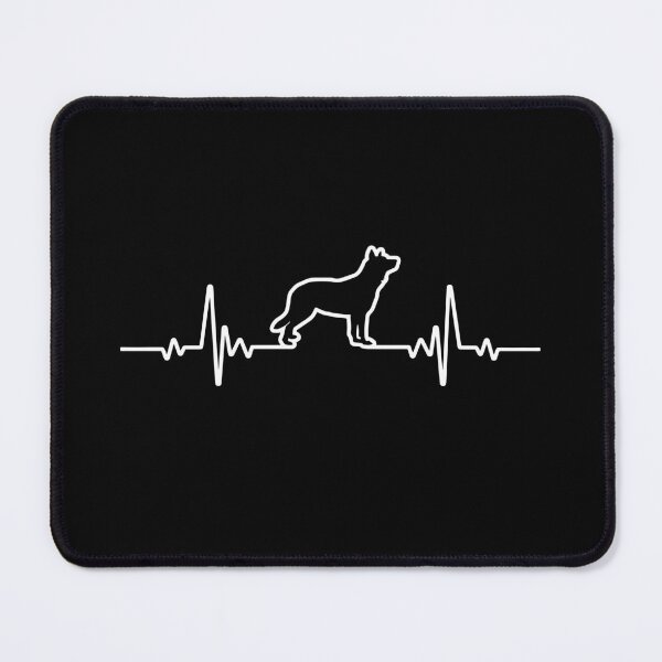 Item preview, Minimalist Heartbeat Australian Kelpie designed and sold by More Cute Dogs.