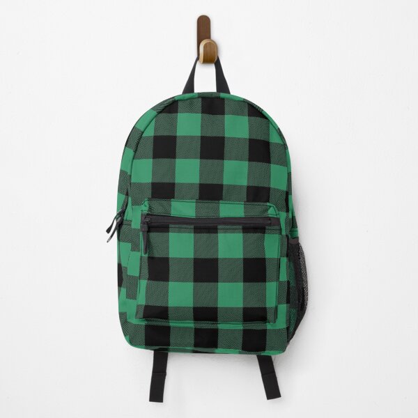 Item preview, Dark Green Gingham Plaid Pattern-Black and Green designed and sold by 69Designs-MP.