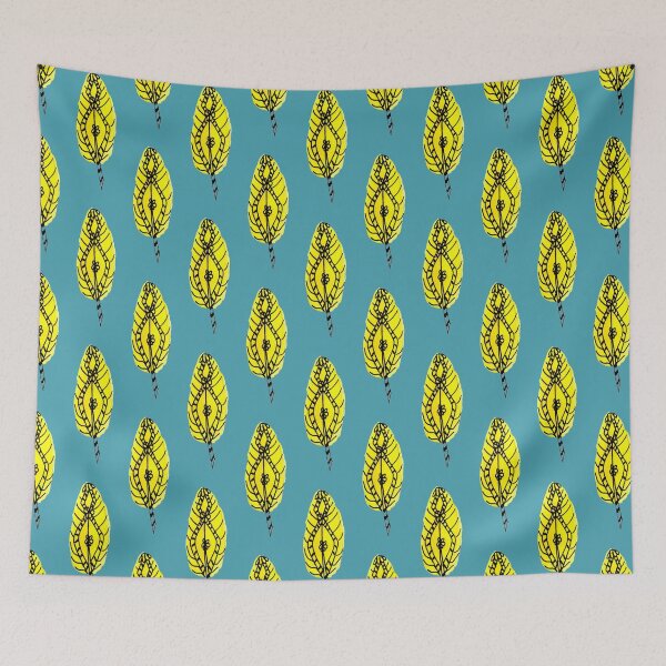 Item preview, Bright Yellow Feather designed and sold by missmann.