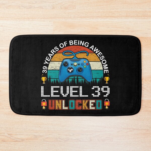 Item preview, 39 Years Of Being Awesome Level 39 Unlocked Gamer designed and sold by PansyBoyd.