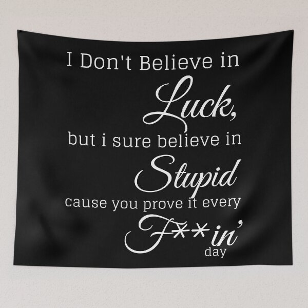 Item preview,  I Don't Believe in Luck Shirt, Rip Wheeler Shirt, Yellowstone Tv Show, Dutton Ranch Shirt, Yellowstone Ranch designed and sold by Alexa5454.