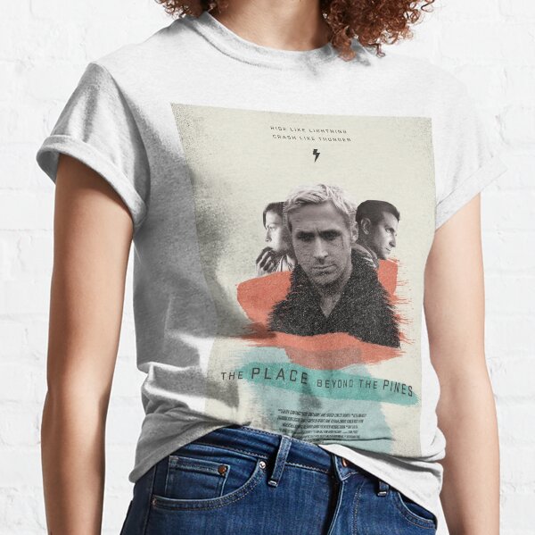 Long Sleeve T-Shirt | Ryan Gosling (The Place Beyond The Pines) by Bady Church - Black - Medium - Oversized Long Sleeve T-Shirt - Full Front Graphic