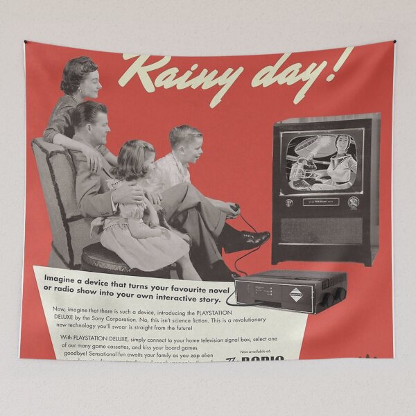 Item preview, Neo Retro - 1960s PlayStation Ad Poster designed and sold by wendybeckham.