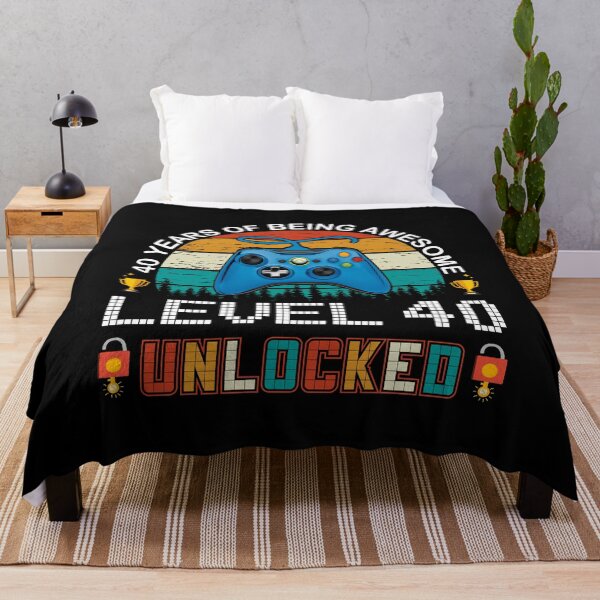 Item preview, 40 Years Of Being Awesome Level 40 Unlocked Gamer designed and sold by PansyBoyd.