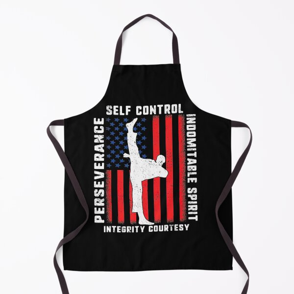 Item preview, Taekwondo 5 Tenets Martial Arts Sports Usa Flag designed and sold by alice12S56.