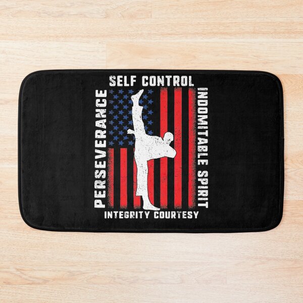 Item preview, Taekwondo 5 Tenets Martial Arts Sports Usa Flag designed and sold by alice12S56.
