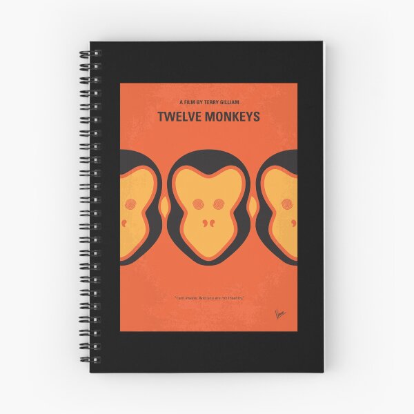 Item preview, No355- 12 MONKEYS minimal movie poster Poster designed and sold by verantfvtoal.