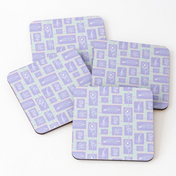 Item preview, Floral Repeat Pattern designed and sold by rhombusOnion.