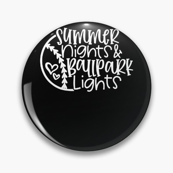 Item preview, Summer Nights And Ballpark Lights Women Baseball Heart Quote designed and sold by alice12S56.