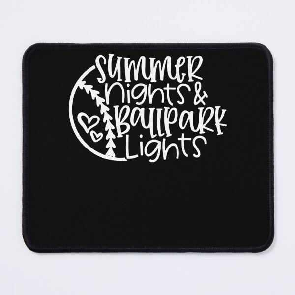 Item preview, Summer Nights And Ballpark Lights Women Baseball Heart Quote designed and sold by alice12S56.