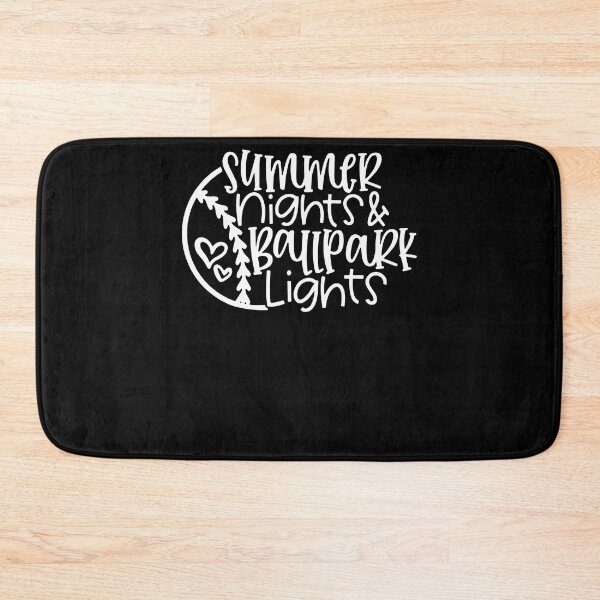 Item preview, Summer Nights And Ballpark Lights Women Baseball Heart Quote designed and sold by alice12S56.