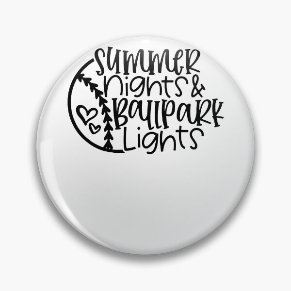 Item preview, Summer Nights And Ballpark Lights Women Baseball Heart Quote designed and sold by alice12S56.