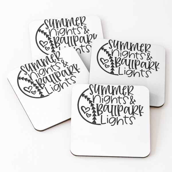 Item preview, Summer Nights And Ballpark Lights Women Baseball Heart Quote designed and sold by alice12S56.