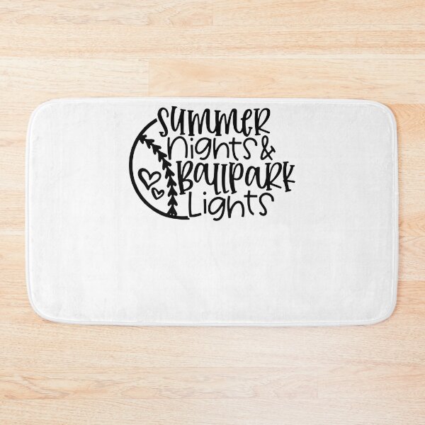 Item preview, Summer Nights And Ballpark Lights Women Baseball Heart Quote designed and sold by alice12S56.
