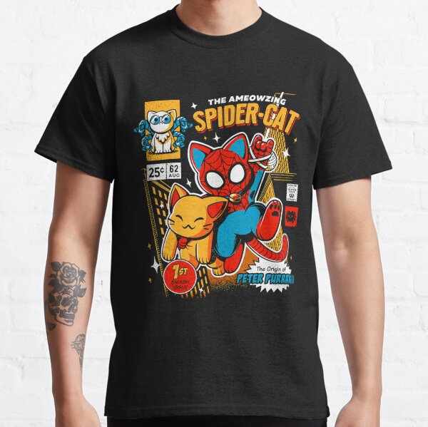 the ameozing spider cat tshirt - spider cat hoodies - spider cat Classic T-Shirt