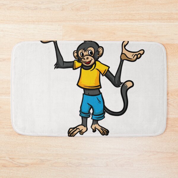 Item preview, Cute Anthropomorphic Human-like Cartoon Character Chimpanzee in Clothes Classic designed and sold by PaulSteph.