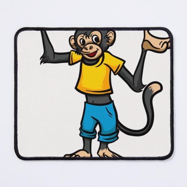 Item preview, Cute Anthropomorphic Human-like Cartoon Character Chimpanzee in Clothes Classic designed and sold by PaulSteph.