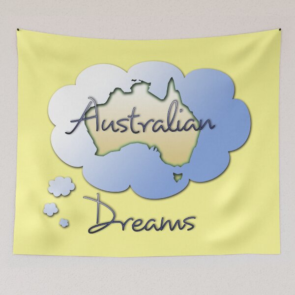 Item preview, Australian Dreams Bubble on Yellow Background designed and sold by James-Cole.