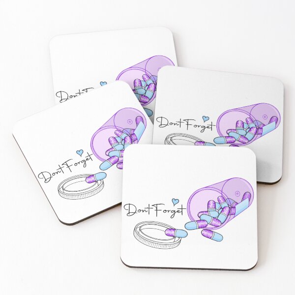 Item preview, Friendly Reminders <3 (Purple & Blue) designed and sold by Mush Town .