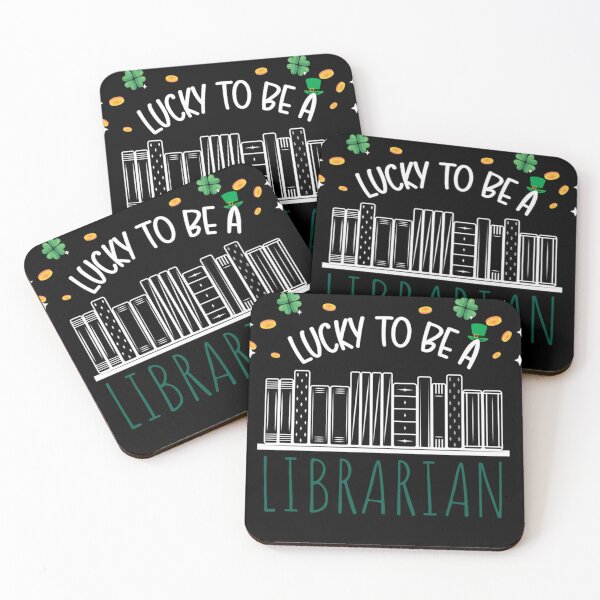 Item preview, Lucky to be a librarian, Essential Classic . designed and sold by kucelcflotan.